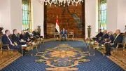 السيسي يستقبل مساعد بوتين ويشارك في تشييع والد مدبولي