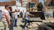 إزالة فورية لتعديات على أملاك الدولة بمنطقة زرزارة شمال الغردقة