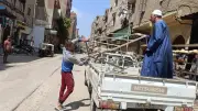 حملات مكثفة لرفع الإشغالات على مدار الساعة بالمنوفية