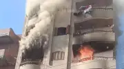 السيطرة على حريق هائل بمنزل سكني في بسيون بالغربية