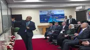 مساعد رئيس روسيا يبدي إعجابه بتقنيات مركز الحد من المخاطر البحرية بالإسكندرية