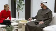 الرئيس الإماراتي ورئيسة وزراء إيطاليا يبحثان تطورات المنطقة وأمنها