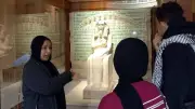 متحف التحرير يستضيف طلاب حلوان لدمج الدراسة بالهوية البصرية للفن المصري القديم