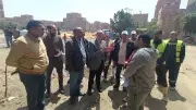 نائب محافظ الجيزة يتفقد مواقع مقترحة لمحطات رفع الصرف الصحي بكرداسة