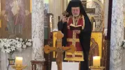 المطران شامي يرأس صلاة تقديس الزيت في كاتدرائية القيامة بالظاهر