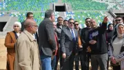محافظ بورسعيد يؤكد استمرار أعمال توصيل المرافق باستاد النادي المصري وسط متابعة مكثفة