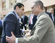 وزير الرياضة يلتقي محافظ الجيزة لبحث الاستعدادات قبل جولته التفقدية