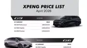 XPENG تطرح سياراتها الكهربائية المُحسّنة في مصر مع أسعار جديدة لطرازات 2026