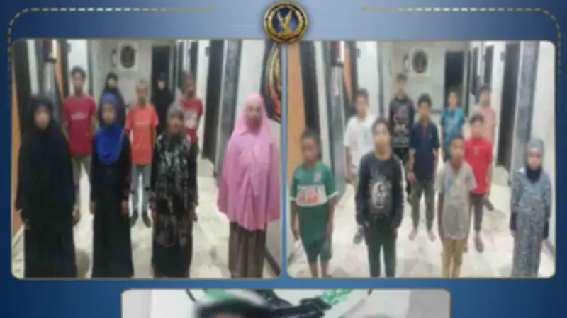 ضبط 10 متهمين استغلوا 11 طفلاً في التسول بالقاهرة