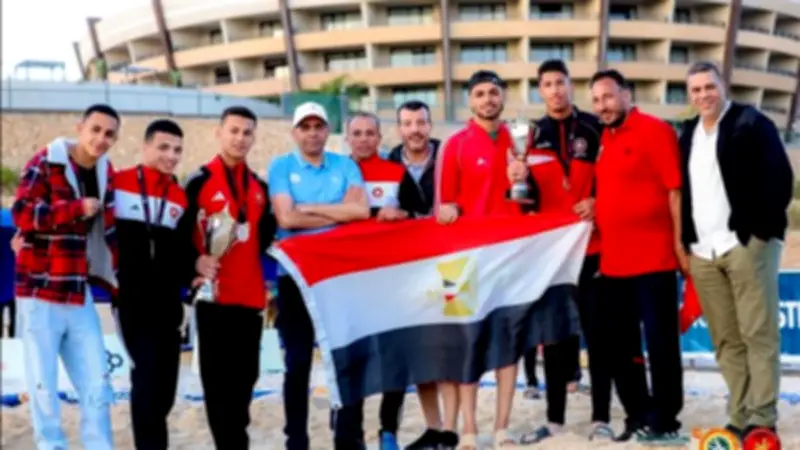 مصر تتوج بكأس أفريقيا للمصارعة الشاطئية للشباب بـ10 ميداليات