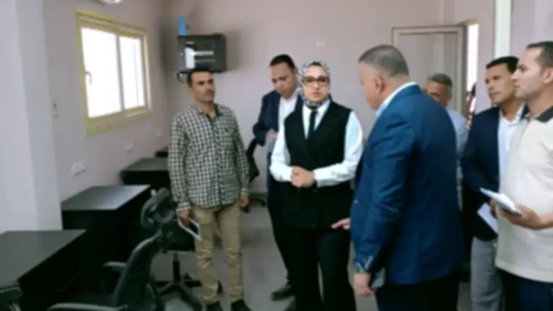 محافظ الوادي الجديد تتفقد مركز تدريب ابداع بالداخلة والمجازر تستقبل 125 أضحية