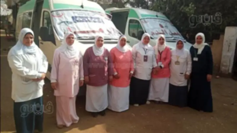 قافلة طبية مجانية تفحص وتعالج 1262 مريضًا في منشأة طاهر ببني سويف