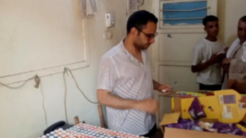 ضبط 1264 قطعة حلوى و171 كجم لحوم ودواجن غير صالحة بأسيوط