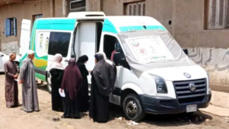 قافلة طبية مجانية في قرية الخليج بالدقهلية تخدم 1272 مواطنا