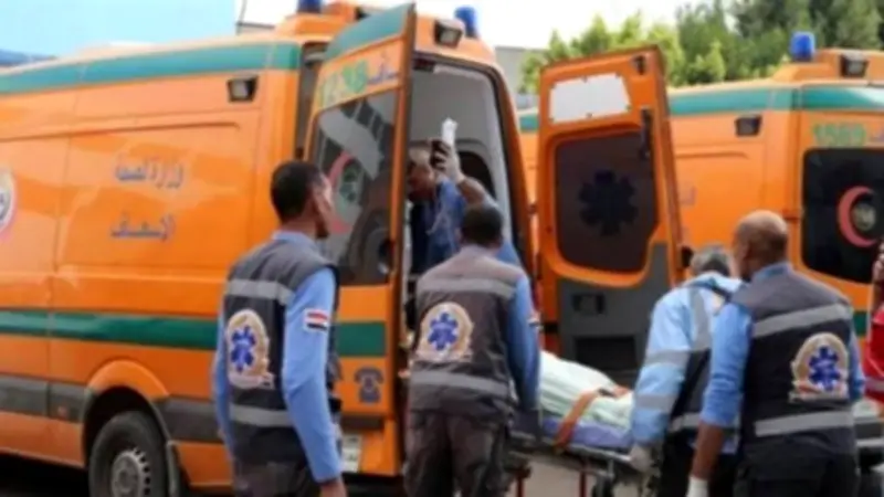 إصابة 14 شخصًا في انقلاب ميكروباص بالصحراوي الغربي في المنيا