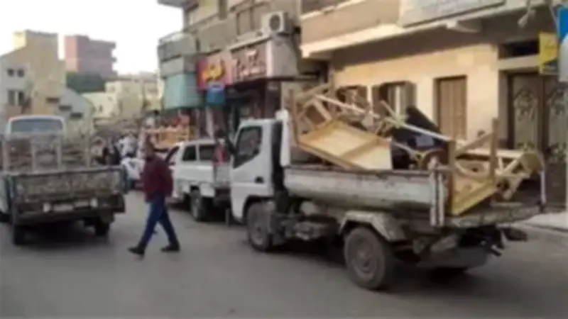 حملات أمنية بالجيزة تنفذ 150 حكما وترفع 1400 إشغال في يوم واحد