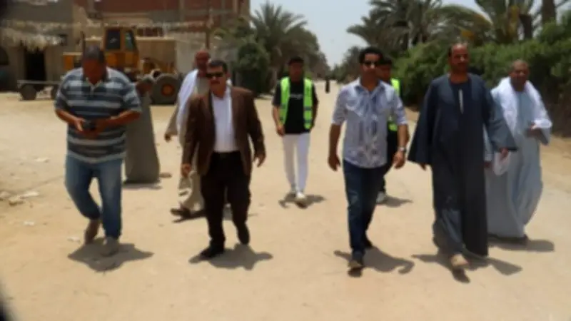 رفع 150 طن قمامة من قرية بياض العرب في بني سويف