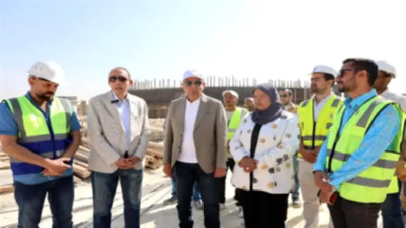 محافظ المنيا يتفقد محطة معالجة صرف صحي تخدم 180 ألف نسمة بالشيخ فضل