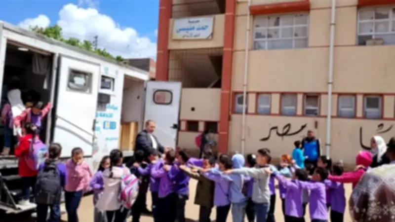 قافلة سكانية شاملة بالمحمودية تقدم خدمات طبية لـ1841 مواطنا