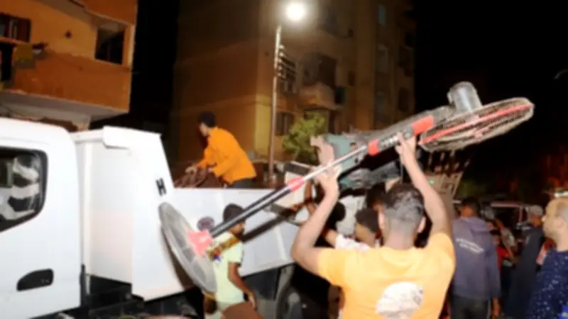 رفع 193 حالة إشغال في حملة مكبرة بحي شرق أسوان