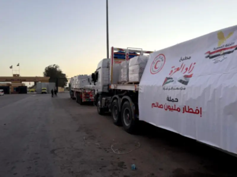 إطلاق قافلة زاد العزة 193 إلى غزة بحمولة 4 آلاف طن لدعم الفلسطينيين