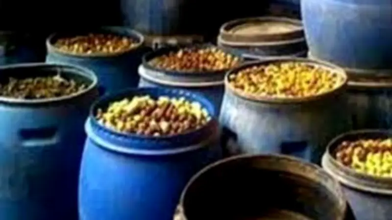 ضبط 2 طن مخللات فاسدة ومجهولة المصدر في مصنع غير مرخص بالغربية