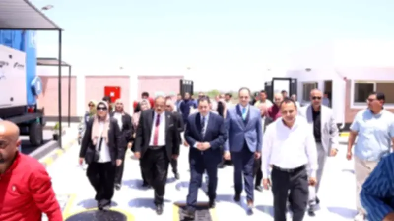 افتتاح محطة رفع صرف صحي كرم ورزوق بدمياط لخدمة 20 ألف نسمة