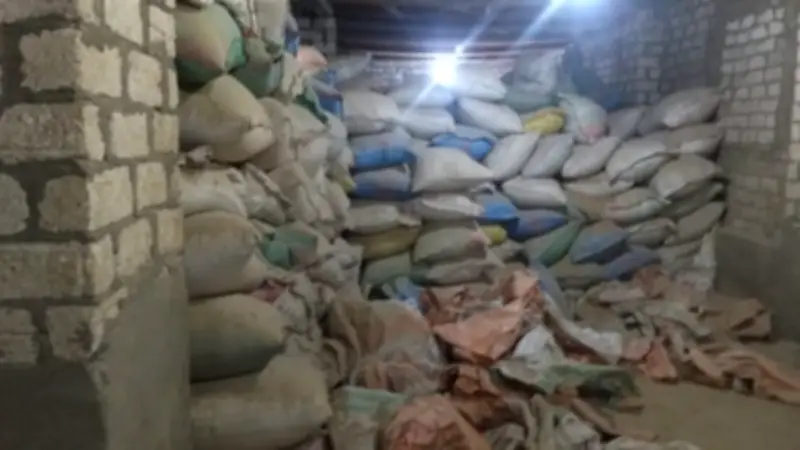 ضبط 20 طن ردة مغشوشة قبل طرحها بالأسواق في سوهاج