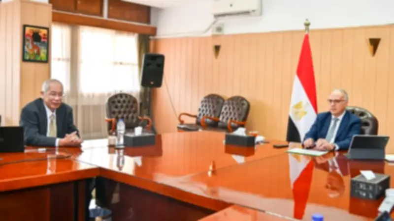 وزير الري يبحث مع مستشار إمبراطور اليابان التنسيق لمؤتمر الأمم المتحدة للمياه 2026