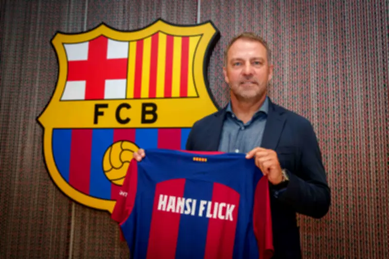 برشلونة يمدد عقد هانز فليك حتى 2028 رسمياً