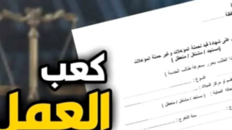 استخراج كعب العمل أونلاين في 24 ساعة عبر منصة مصر الرقمية