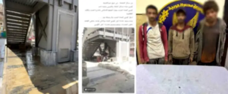 ضبط 3 عاطلين بتعاطي المخدرات أسفل كوبري مشاة بشبرا الخيمة