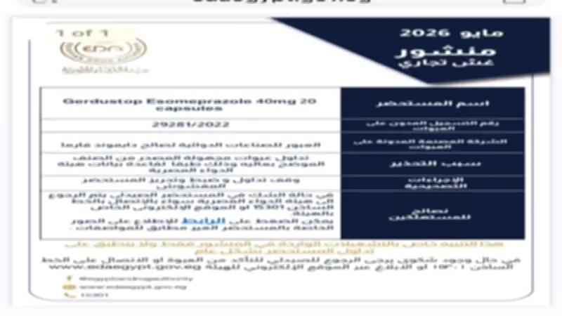 بينها دواء تنفس.. سحب 3 مستحضرات مغشوشة من الأسواق
