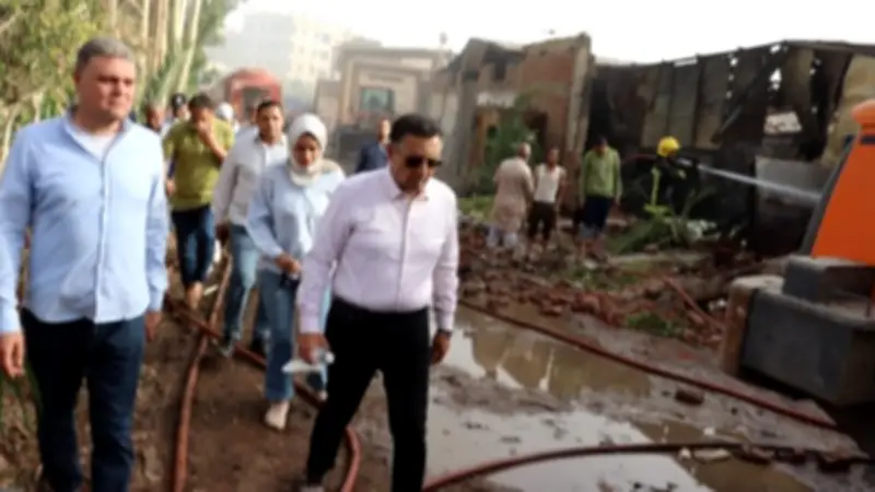 إخماد حريق ضخم في 3 منشآت صناعية بالقناطر الخيرية دون امتداده للمجاورة
