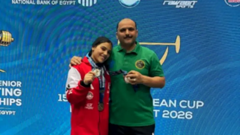 ميرنا طنطاوي تحصد 3 ميداليات في بطولة إفريقيا لرفع الأثقال للكبار