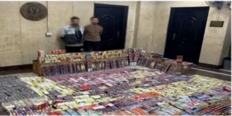 ضبط 3 ملايين قطعة ألعاب نارية قبل بيعها في القاهرة