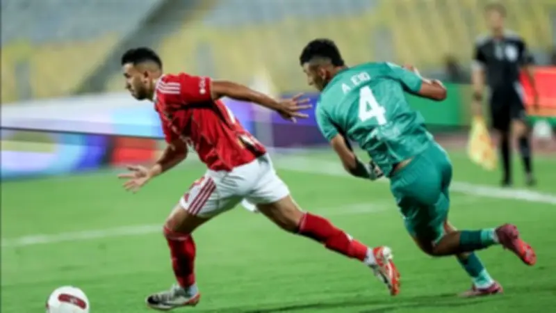 الأهلي يتقدم على المصري بهدف تريزيجيه بعد 30 دقيقة بالدوري