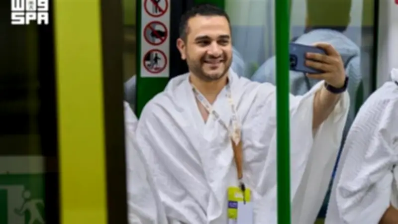 قطار المشاعر المقدسة ينقل 314 ألف حاج إلى منى وعرفات بنجاح