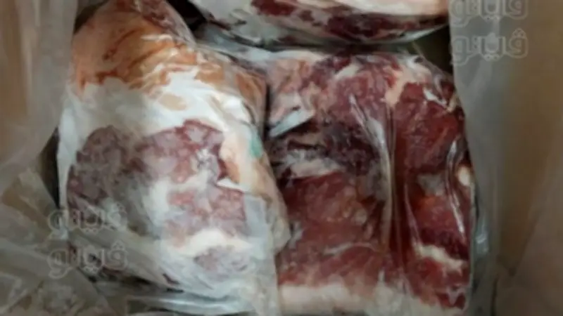 ضبط 325 كجم لحوم خنزير و600 كجم أغذية فاسدة في بورسعيد