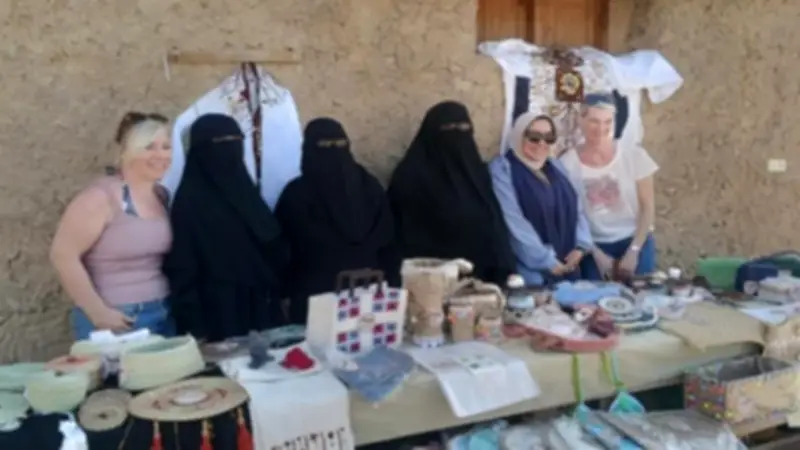 تدريب 38 امرأة معيلة على مشغولات الخوص والحلفا في سيوة