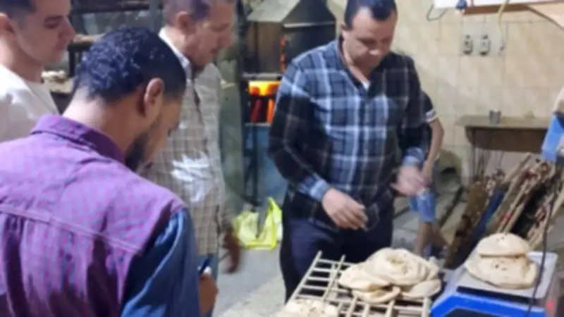ضبط 4 أصحاب مخابز استولوا على 32 جوال دقيق مدعم بالغربية