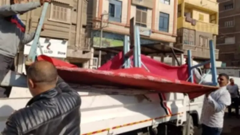 رفع 544 حالة إشغال في حملات مكثفة بشوارع دمنهور لتحقيق الانضباط المروري