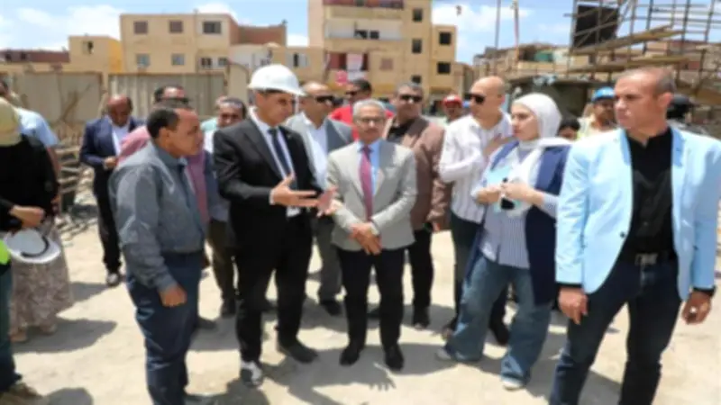 55% من مشروع مستشفى ناصر العام ببني سويف والمحافظ يوجه بسرعة الإنجاز