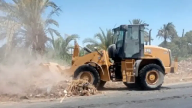 رفع 67 طن مخلفات في حملة نظافة بنجع حمادي تزامناً مع عيد الأضحى
