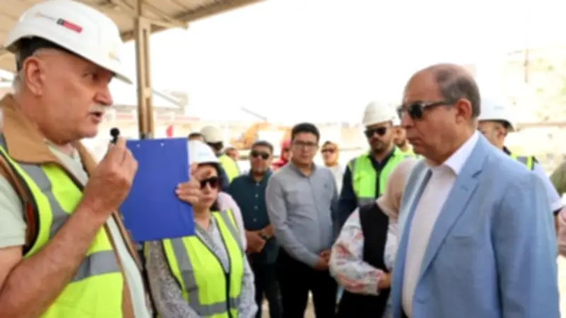 محافظ المنيا يتابع تأهيل محطة مياه أرض سلطان القبلية بتكلفة 694 مليون جنيه