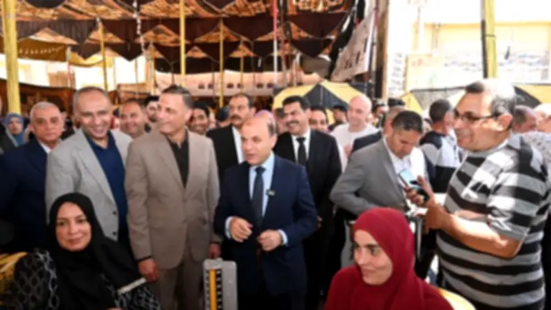 محافظ الغربية يتفقد أكبر قافلة طبية مجانية بمدينة سمنود ويعلن الكشف على 700 مواطن