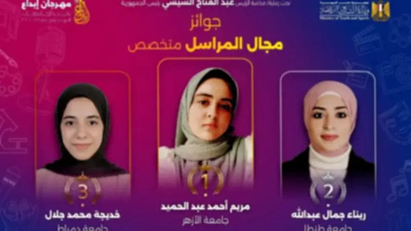 طلاب جامعة طنطا يحصدون 8 جوائز في مهرجان إبداع 14