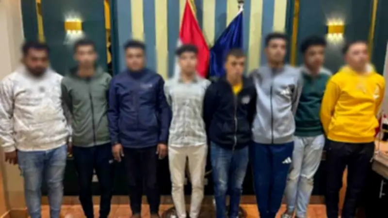 القبض على 8 بلطجية هددوا أهالي قرية بالدقهلية