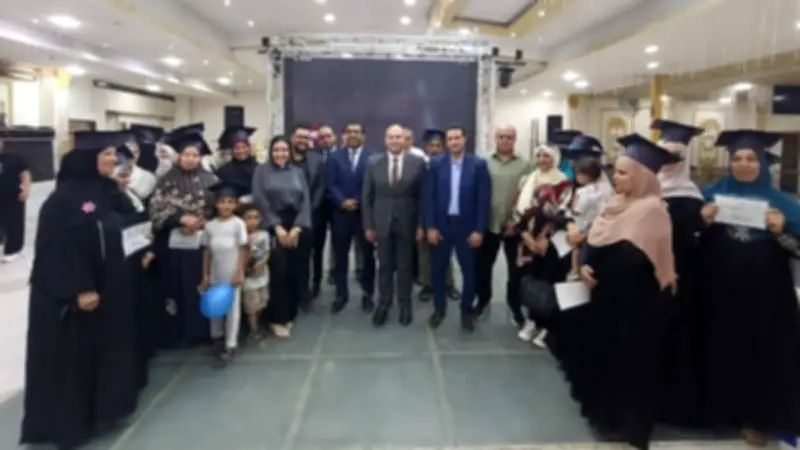 نائب محافظ الجيزة يشهد تخريج 80 متحرراً من الأمية في البدرشين