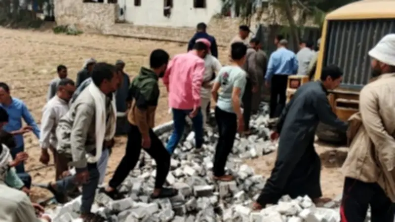 إزالة 81 حالة تعد بالبناء المخالف على الأراضي الزراعية بالشرقية